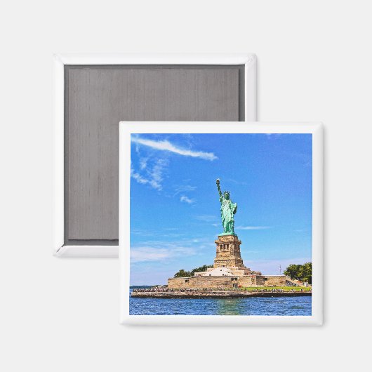 Freiheitsstatue Magnet (Vorderseite/Rückseite)