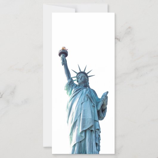 Freiheitsstatue Magneteinladung (Vorderseite)