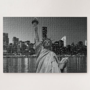 Freiheitsstatue Manhattan Wolkenkratzer Puzzle