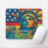 Freiheitsstatue-Mauspad Mousepad (Mit Mouse)