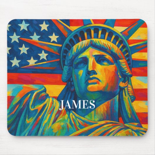Freiheitsstatue-Mauspad Mousepad (Vorne)