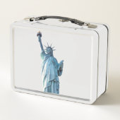Freiheitsstatue Metall Brotdose (Rückseite)