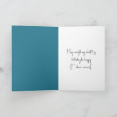 Freiheitsstatue mit Birthday Ice Cream Cone Car Karte (Innenseite)