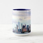 Freiheitsstatue mit dem World Trade Center Tasse (Zentrum)