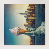 Freiheitsstatue mit Eiscreme Puzzle (Vertikal)