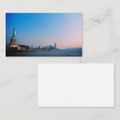 Freiheitsstatue mit New- YorkSkylinen Visitenkarte (Vorne/Hinten)