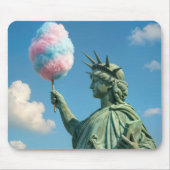 Freiheitsstatue mit Zuckerwatte Mousepad (Vorne)