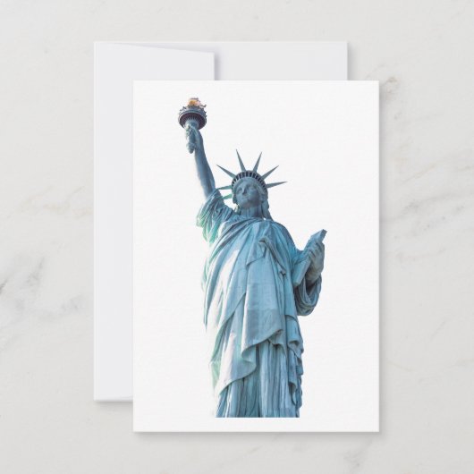 Freiheitsstatue Mitteilungskarte (Vorderseite)