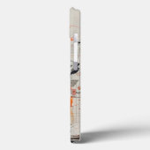 Freiheitsstatue: Moderne architektonische Blaupaus Case-Mate iPhone Hülle (Rückseite / Links)