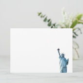 Freiheitsstatue nach der Unterzeichnung Einladung (Stehend Vorderseite)