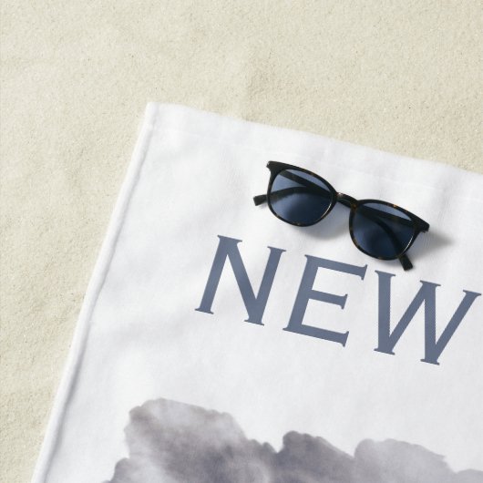 Freiheitsstatue Name-Badetuch Strandtuch (Beispiel)