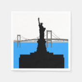 Freiheitsstatue Napkins Serviette (Vorderseite)