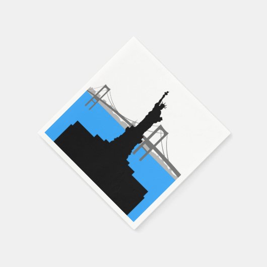 Freiheitsstatue Napkins Serviette (Ecke)