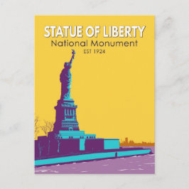 Freiheitsstatue Nationalmonument Liberty Island Postkarte