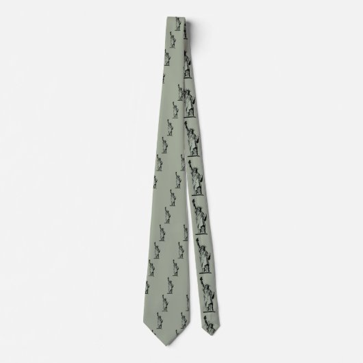 Freiheitsstatue Necktie Krawatte (Vorderseite)