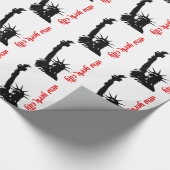 Freiheitsstatue New Yok City Pop Art Collection Geschenkpapier (Ecke)