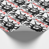 Freiheitsstatue New Yok City Pop Art Collection Geschenkpapier (Ecke)