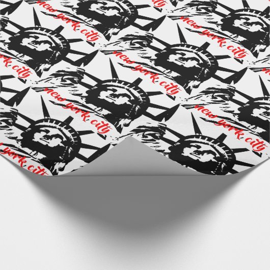 Freiheitsstatue New Yok City Pop Art Collection Geschenkpapier (Ecke)