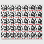 Freiheitsstatue New Yok City Pop Art Collection Geschenkpapier (Flach)