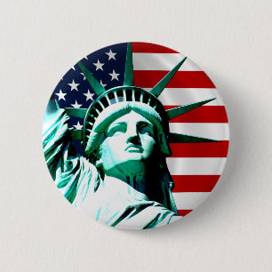 Freiheitsstatue, New York Button