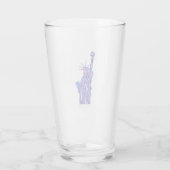 Freiheitsstatue - New York City-4. Juli - Glas (Rückseite)