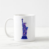 Freiheitsstatue - New York City-4. Juli - Kaffeetasse (Links)