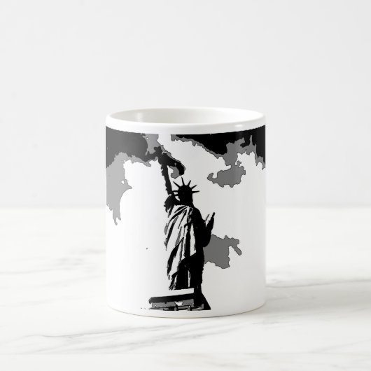 Freiheitsstatue New York City Kaffeetasse (Mittel)