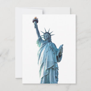 Freiheitsstatue New York City Mitteilungskarte