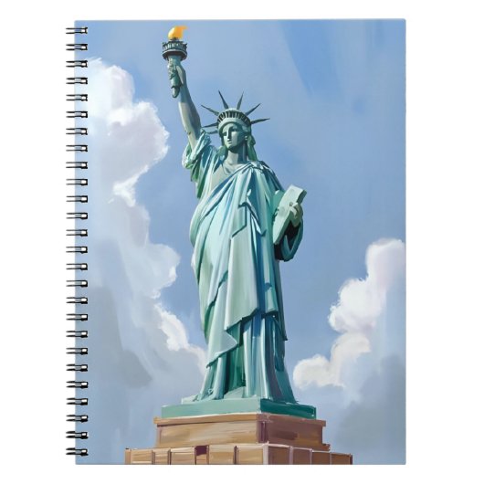 Freiheitsstatue New York City Notizblock (Vorderseite)