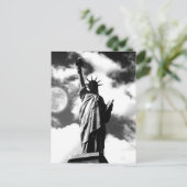 Freiheitsstatue New York City Post Card Postkarte (Stehend Vorderseite)