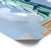 Freiheitsstatue New York City Poster (Ecke)