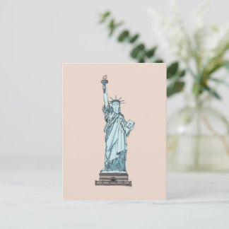 Freiheitsstatue - New York City - Postkarte