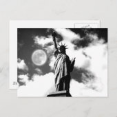 Freiheitsstatue New York City Postkarte (Vorne/Hinten)