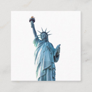Freiheitsstatue New York City Quadratische Visitenkarte