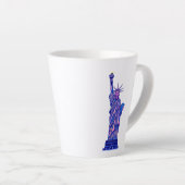 Freiheitsstatue-New York City-Sehenswürdigkeit- Milchtasse (Rechte Ecke)