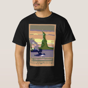 Freiheitsstatue, New York City, Vintage Travel T-Shirt