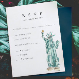 Freiheitsstatue New York City Wedding RSVP