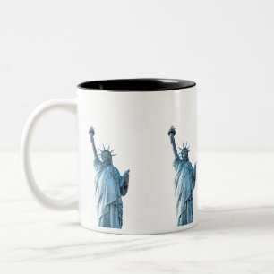Freiheitsstatue New York City Zweifarbige Tasse