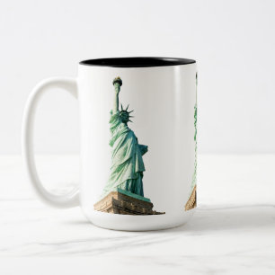 Freiheitsstatue New York City Zweifarbige Tasse