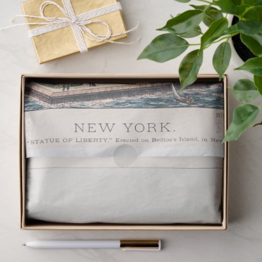 Freiheitsstatue New York Ephemera Decoupage Seidenpapier (Geschenk)