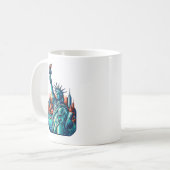 Freiheitsstatue New York Kaffeetasse (Vorderseite Links)