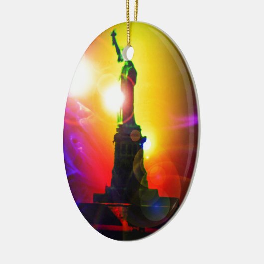 Freiheitsstatue  New York Keramikornament (Links)