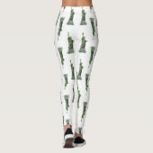 Freiheitsstatue New York Leggings (Rückseite)