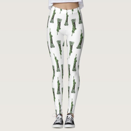 Freiheitsstatue New York Leggings (Vorderseite)