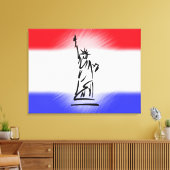Freiheitsstatue New York Leinwanddruck (Insitu (Wohnzimmer))