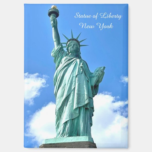 Freiheitsstatue New York Magnet  (Vorderseite)