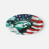 Freiheitsstatue, New York Pappteller (Schrägansicht)