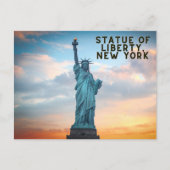 Freiheitsstatue, New York Postcard Postkarte (Vorderseite)