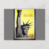 Freiheitsstatue, New York Postkarte (Vorderseite)