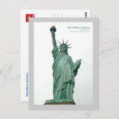 Freiheitsstatue, New York Postkarte (Vorne/Hinten)